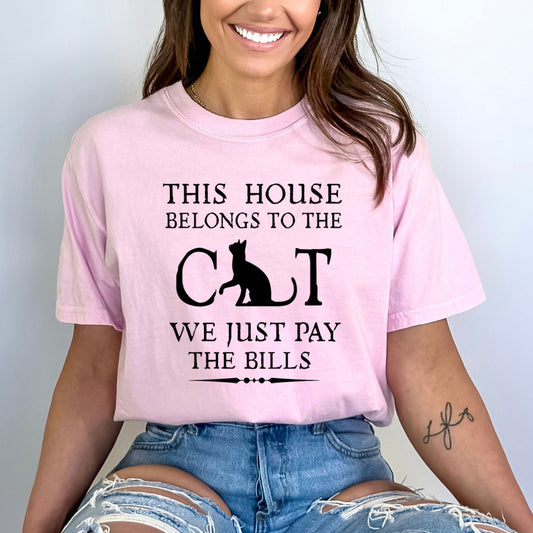 This House Belongs To The Cat - Bella Canvas