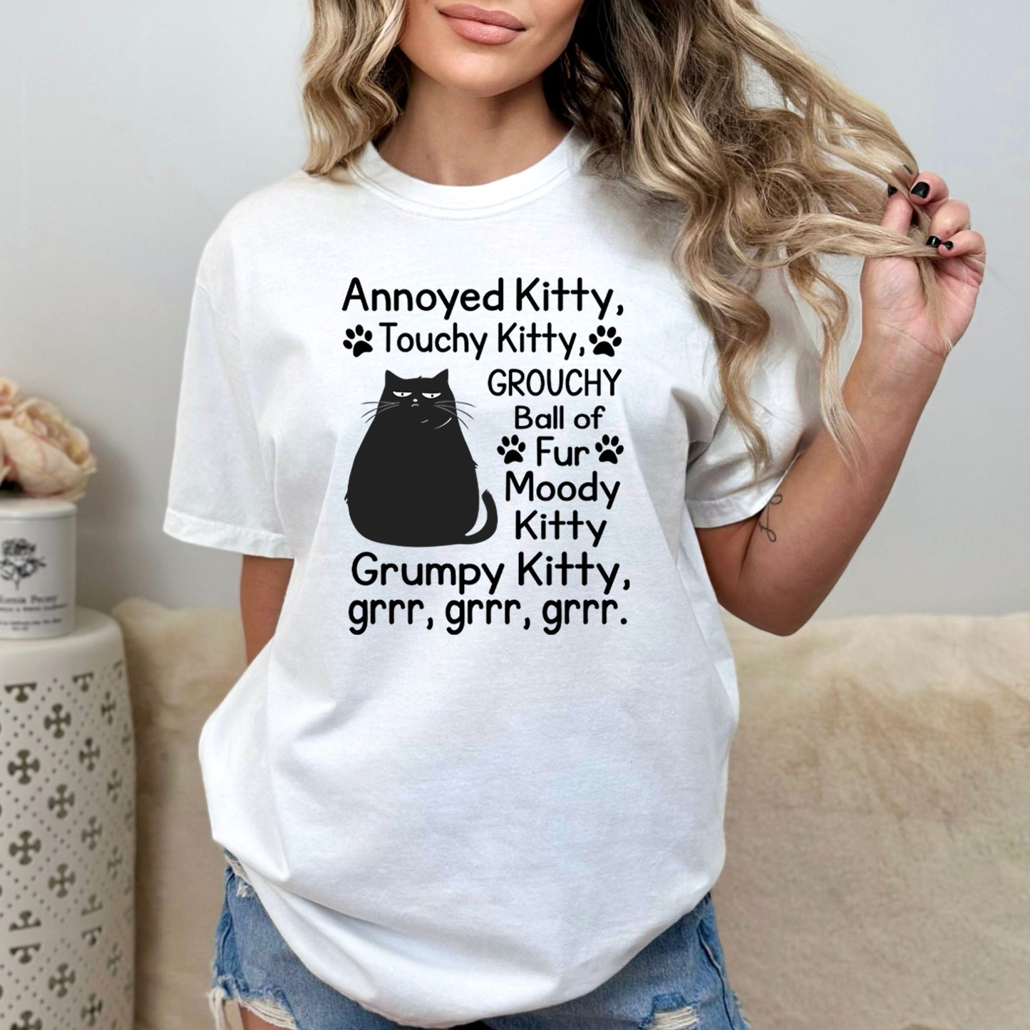 Annoyed Kitty - Bella Canvas