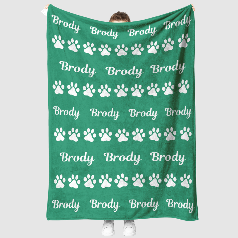 Pets Name Blanket (Personalized)