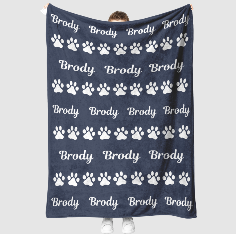 Pets Name Blanket (Personalized)