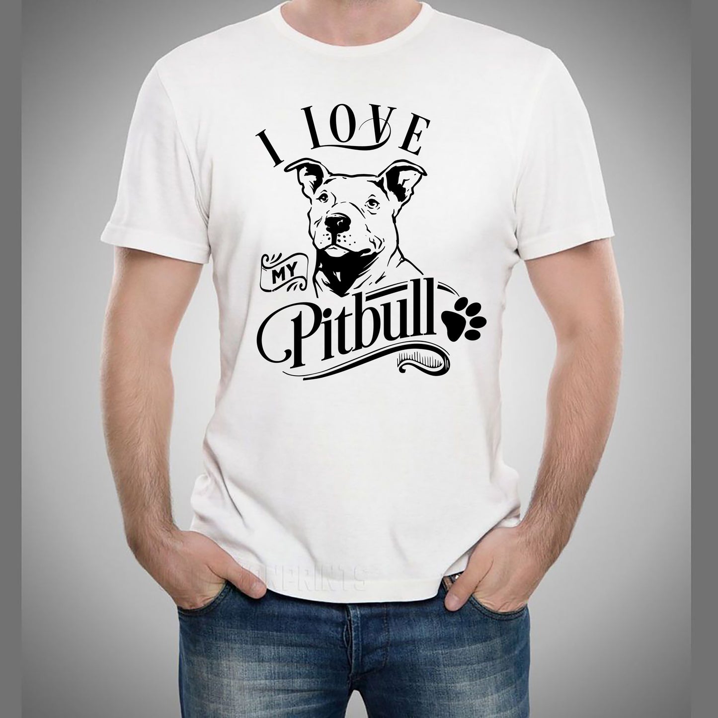 I Love My Pitbull - Unisex Tee