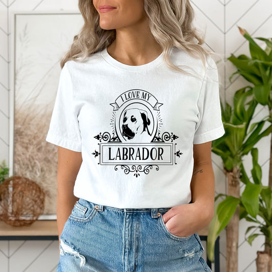 I Love My Labrador - Unisex Tee