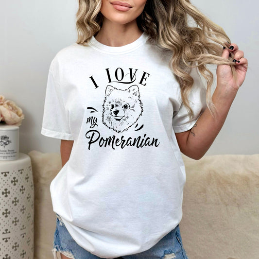 I Love My Pomeranian  - Unisex Tee
