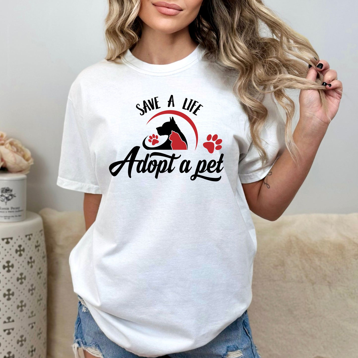 Adopt A Pet- Unisex Tee
