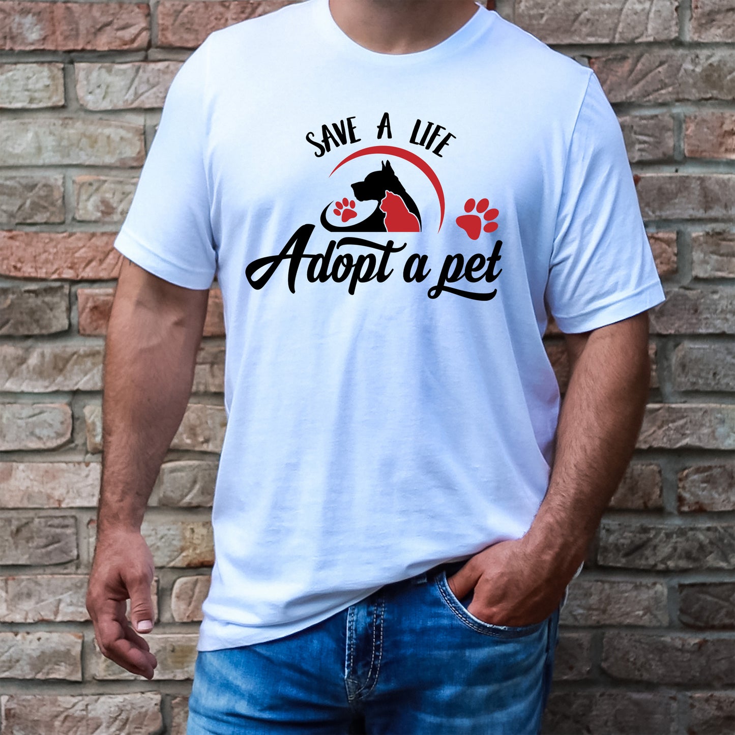 Adopt A Pet- Unisex Tee