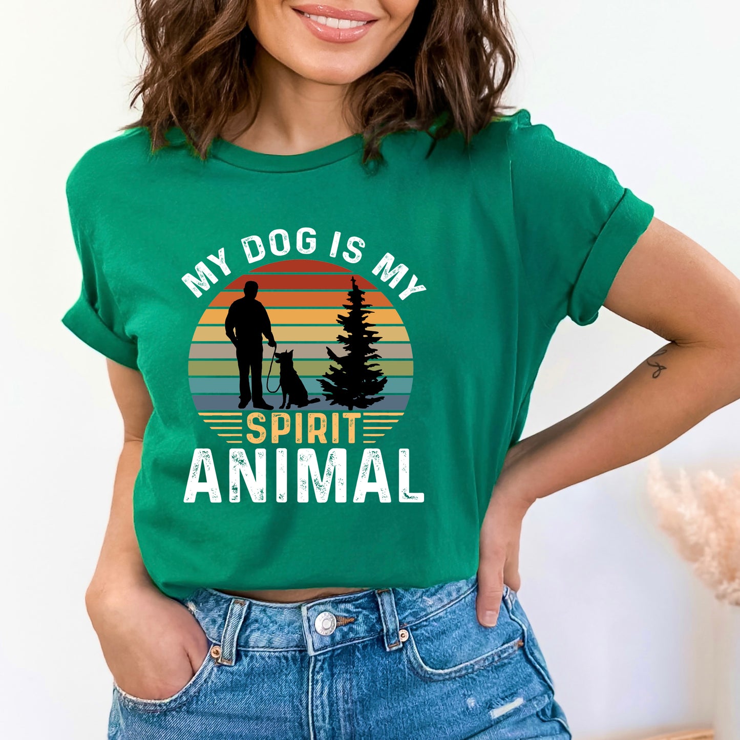 My Dog Is My Spirit Animal - Bella Canvas