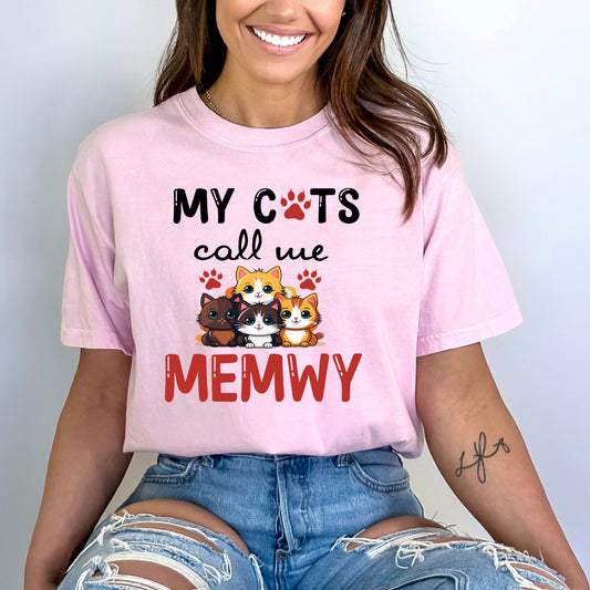 My Cats Call Me Memwy - Bella canvas