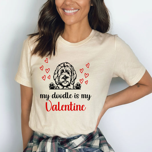 My Doddle Is My Valentine - Customized your dog breed