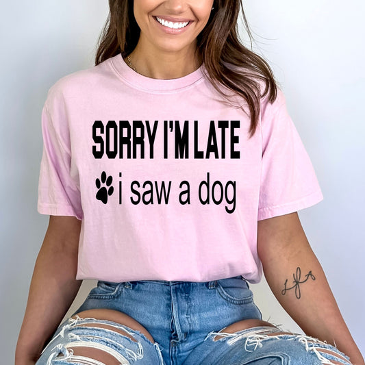 Sorry I'm Late  - Bella Canvas