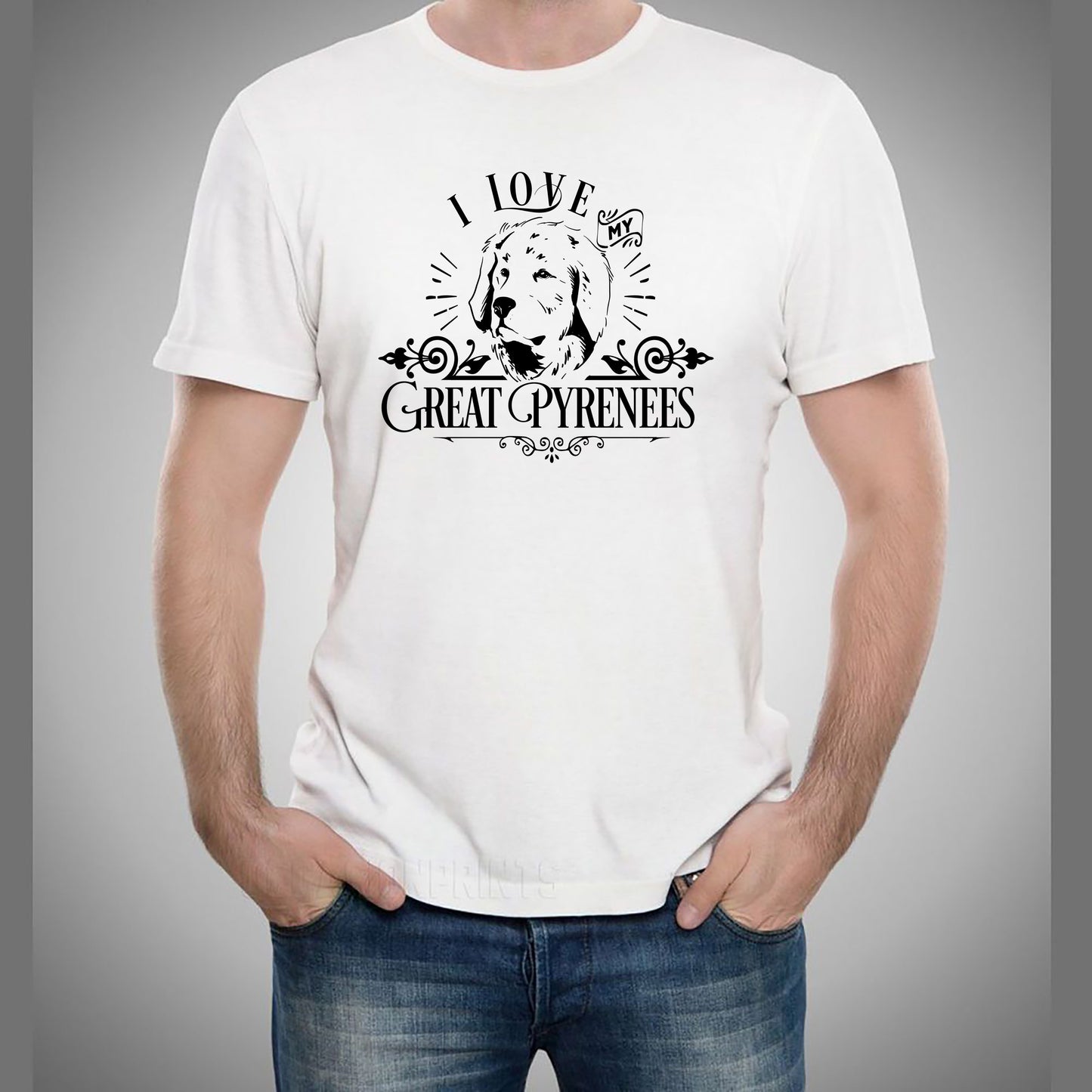 I love my Great Pyrenees - Unisex Tee