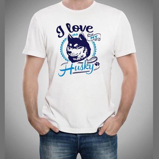 I Love My Husky - Unisex Tee