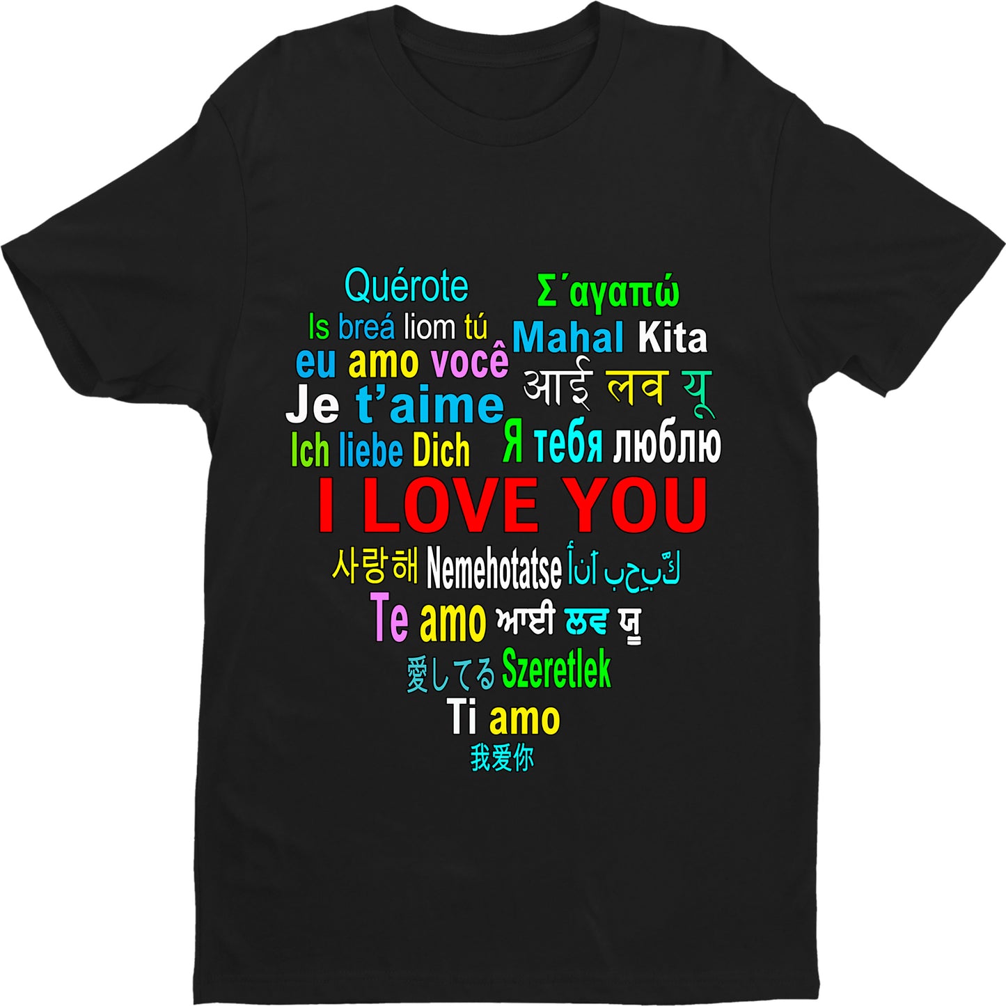 " I LOVE YOU.... ", Shirt Flat shipping (50% off Today)