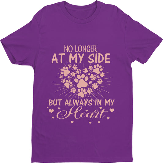 "NO LONGER AT MY SIDE"