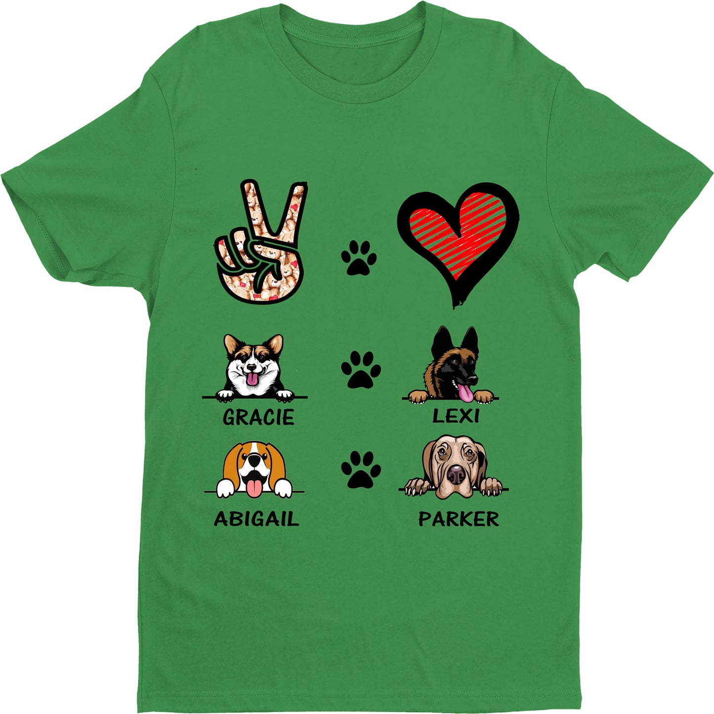 "Customized Your Dog breed with Names"