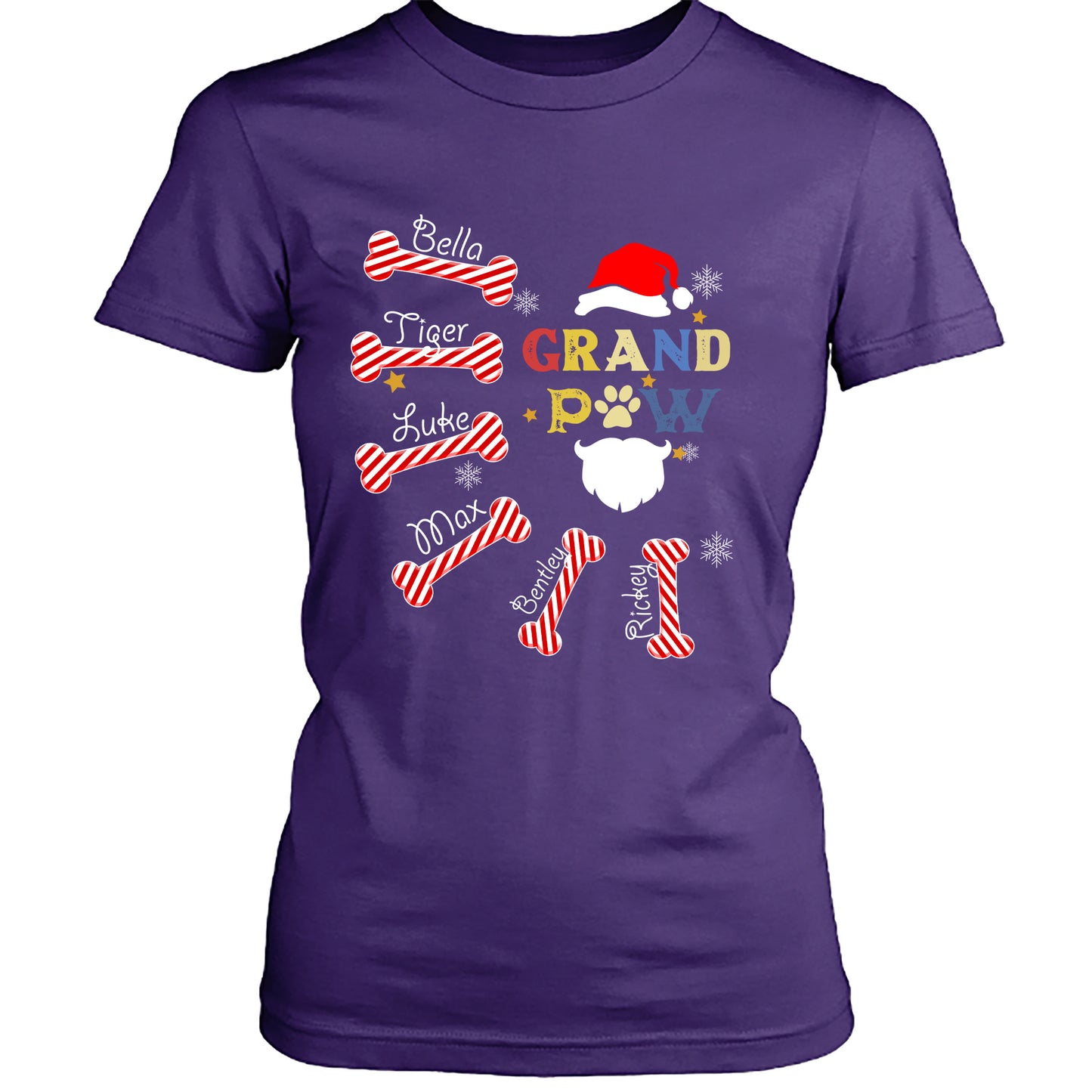 Grandpaw ( Christmas Dogs) - T shirt