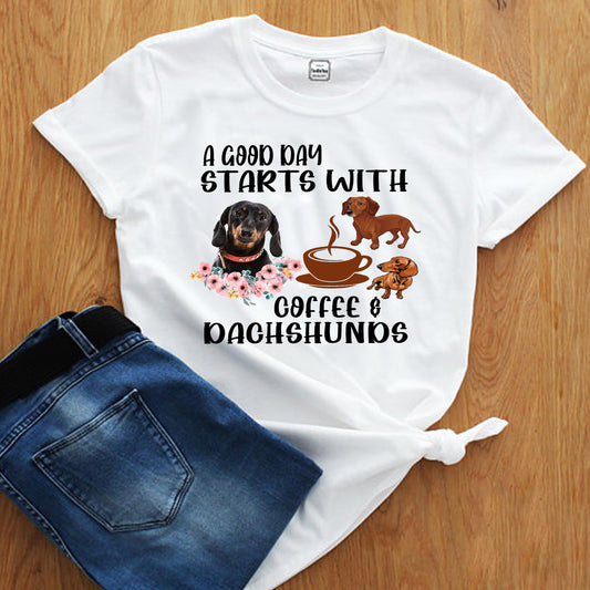 "A GOOD DAY STARTS WITH COFFEE".