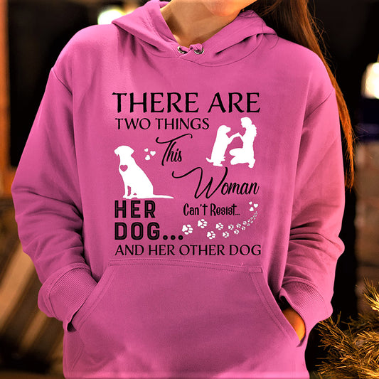 "There Are Two Things This Woman Can't Resist Her Dog"
