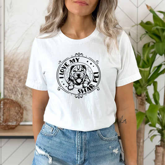 I Love My Shar Pai  - Unisex Tee