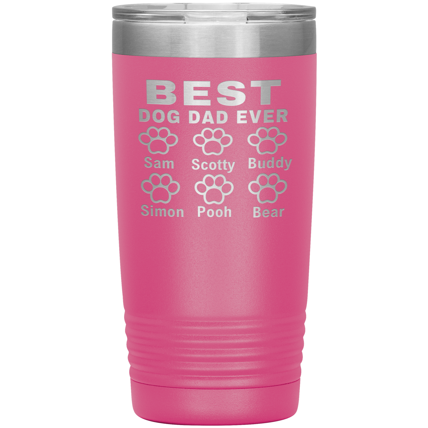 BEST DOG DAD EVER " Tumbler. Buy For Family & Friends