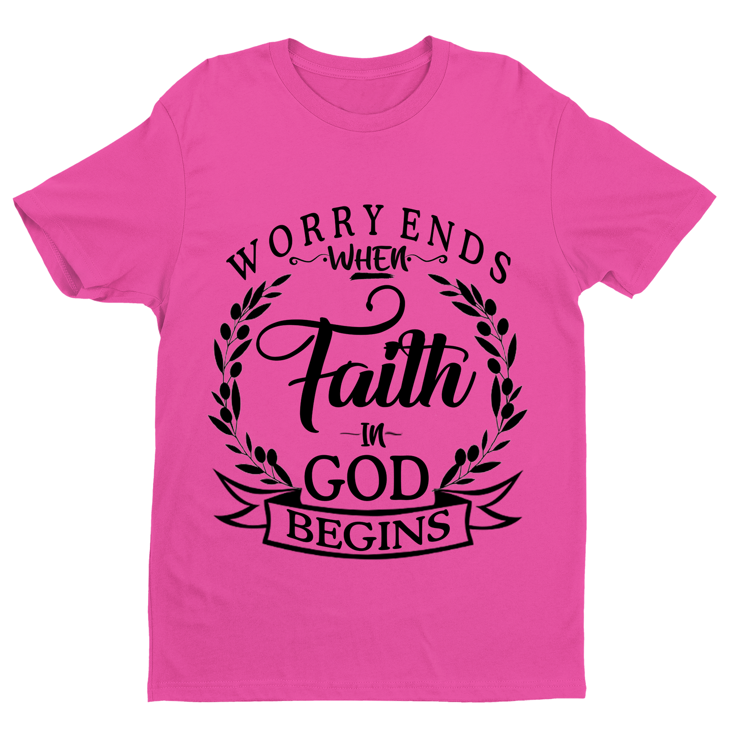 "FAITH IN GOD BEGINS"