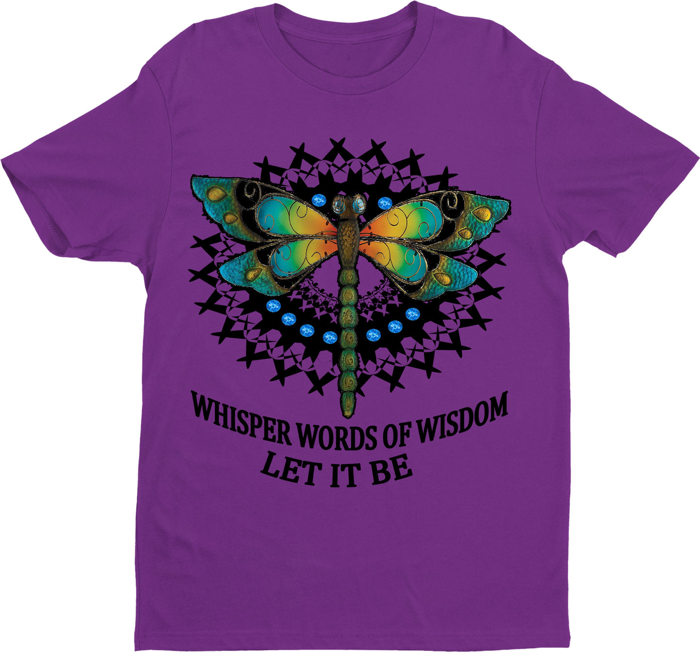 "Whisper words of wisdom let it be"