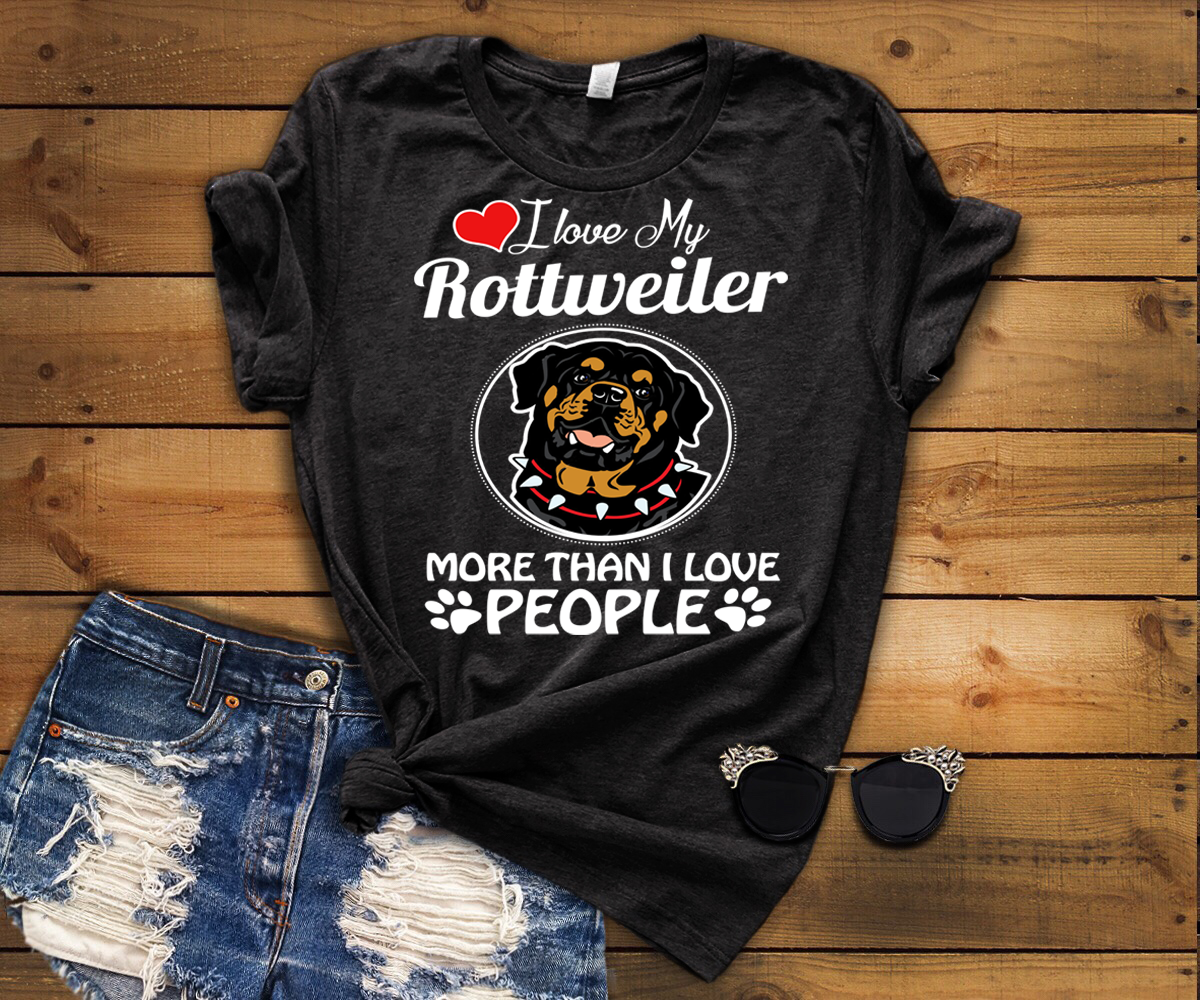 I Love My (Custom Dog Name And Breed) More Than I Love People