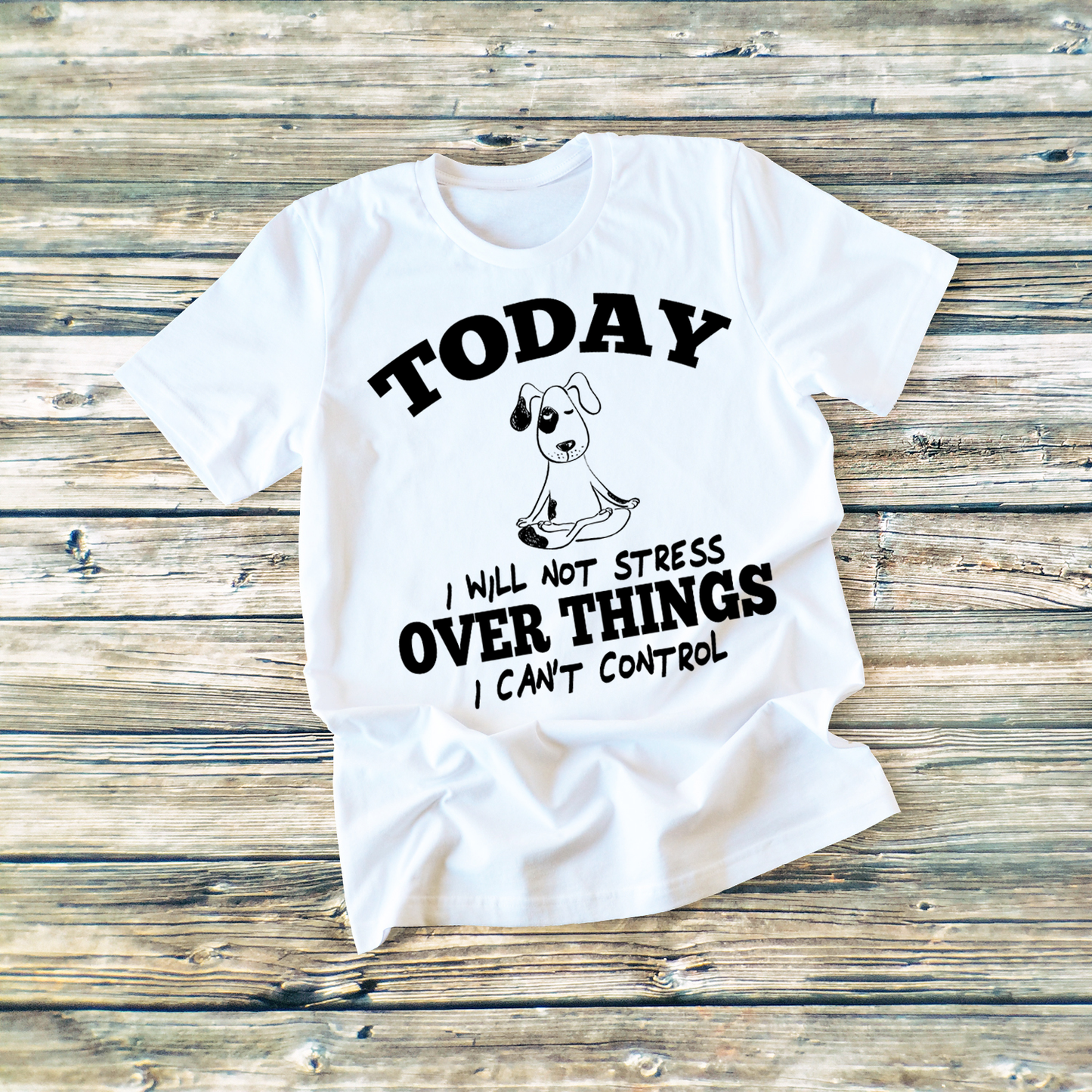 "TODAY I WILL NOT STRESS"