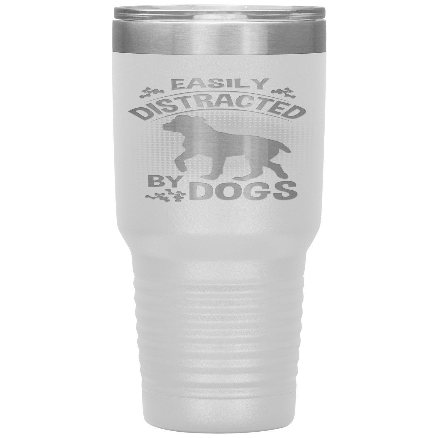 "Distracted by Dogs " Tumbler. Buy For Family & Friends. Save Shipping.