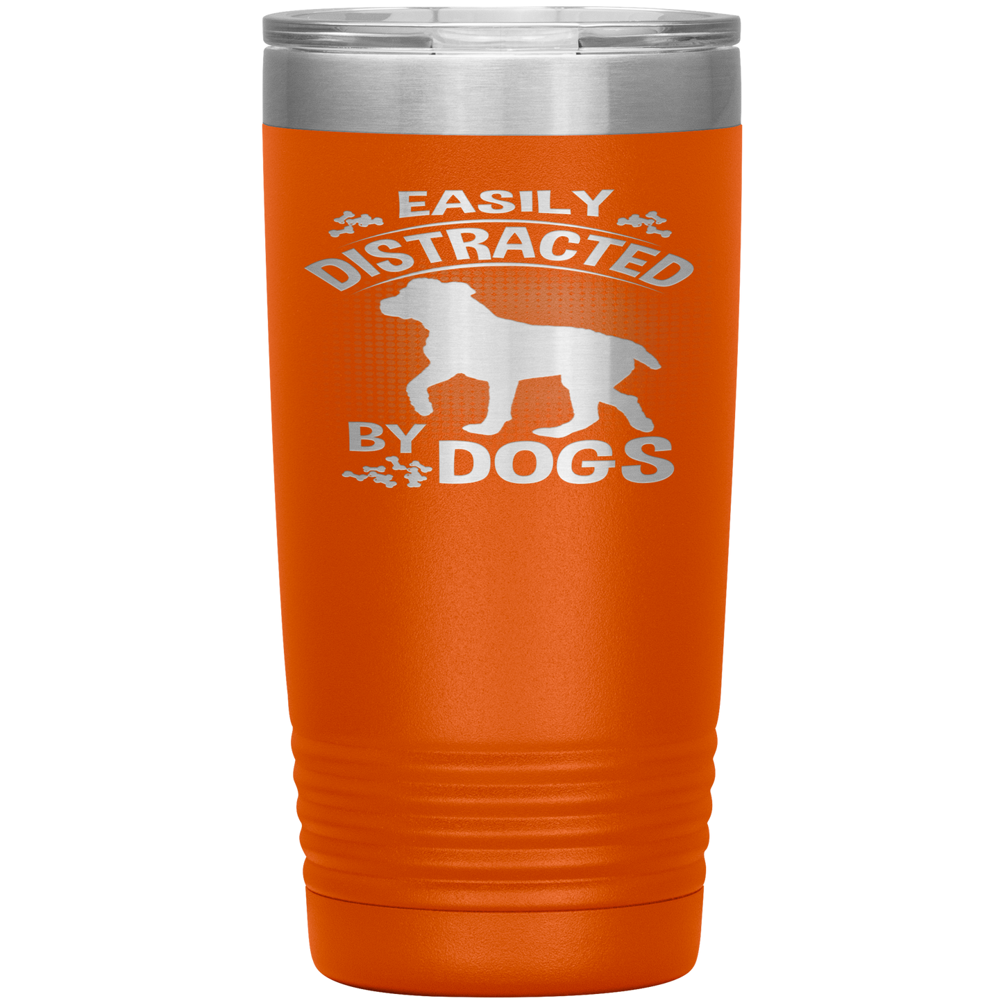 "Distracted by Dogs " Tumbler. Buy For Family & Friends. Save Shipping.