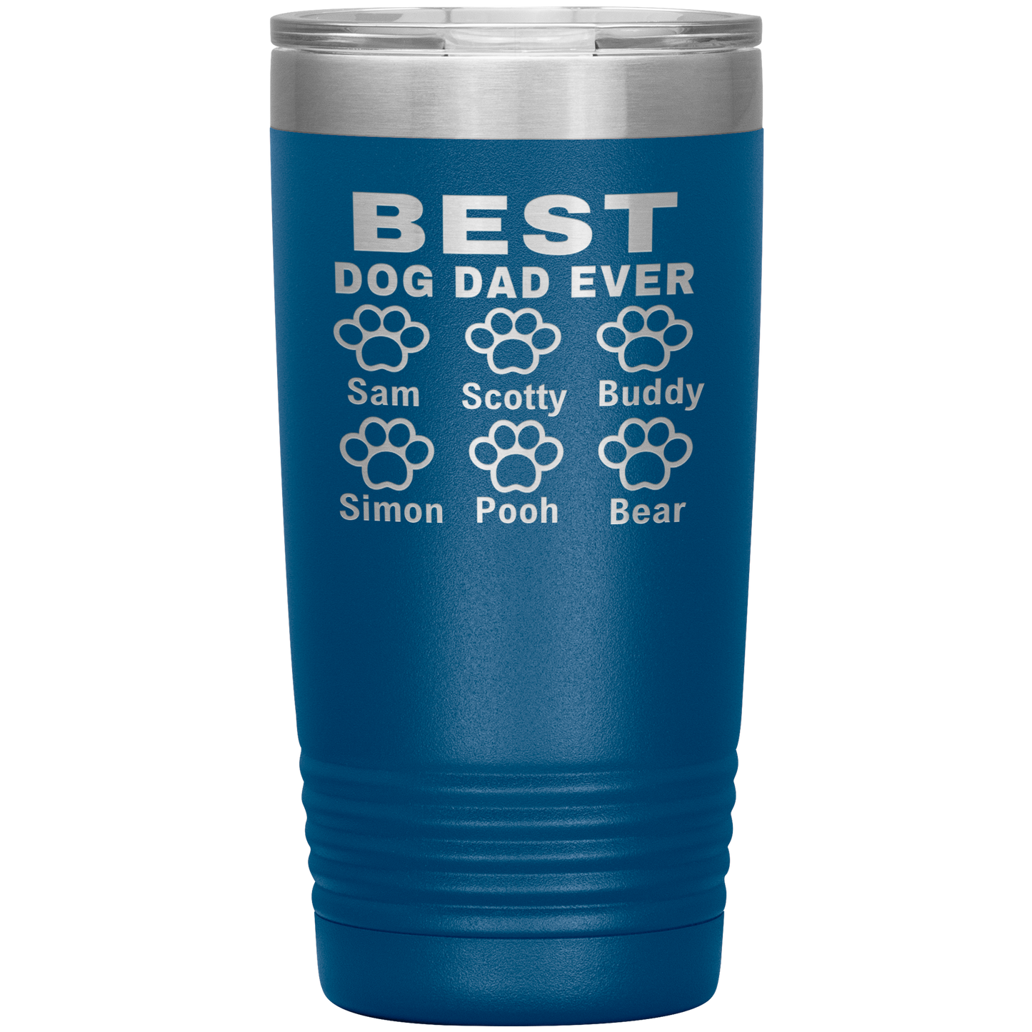 BEST DOG DAD EVER " Tumbler. Buy For Family & Friends
