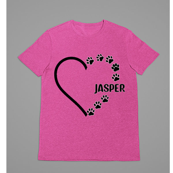 "Heart With Dog Name"