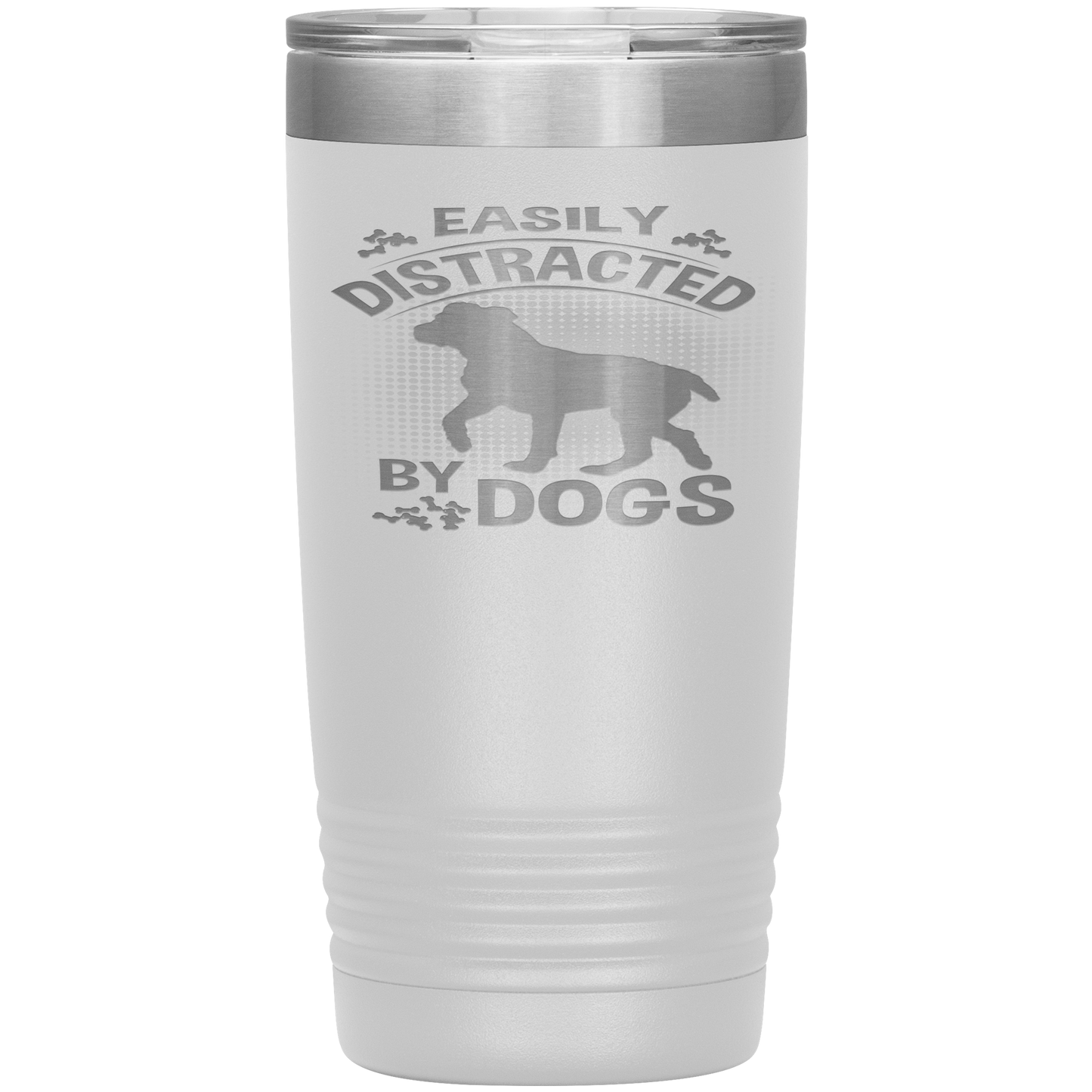 "Distracted by Dogs " Tumbler. Buy For Family & Friends. Save Shipping.