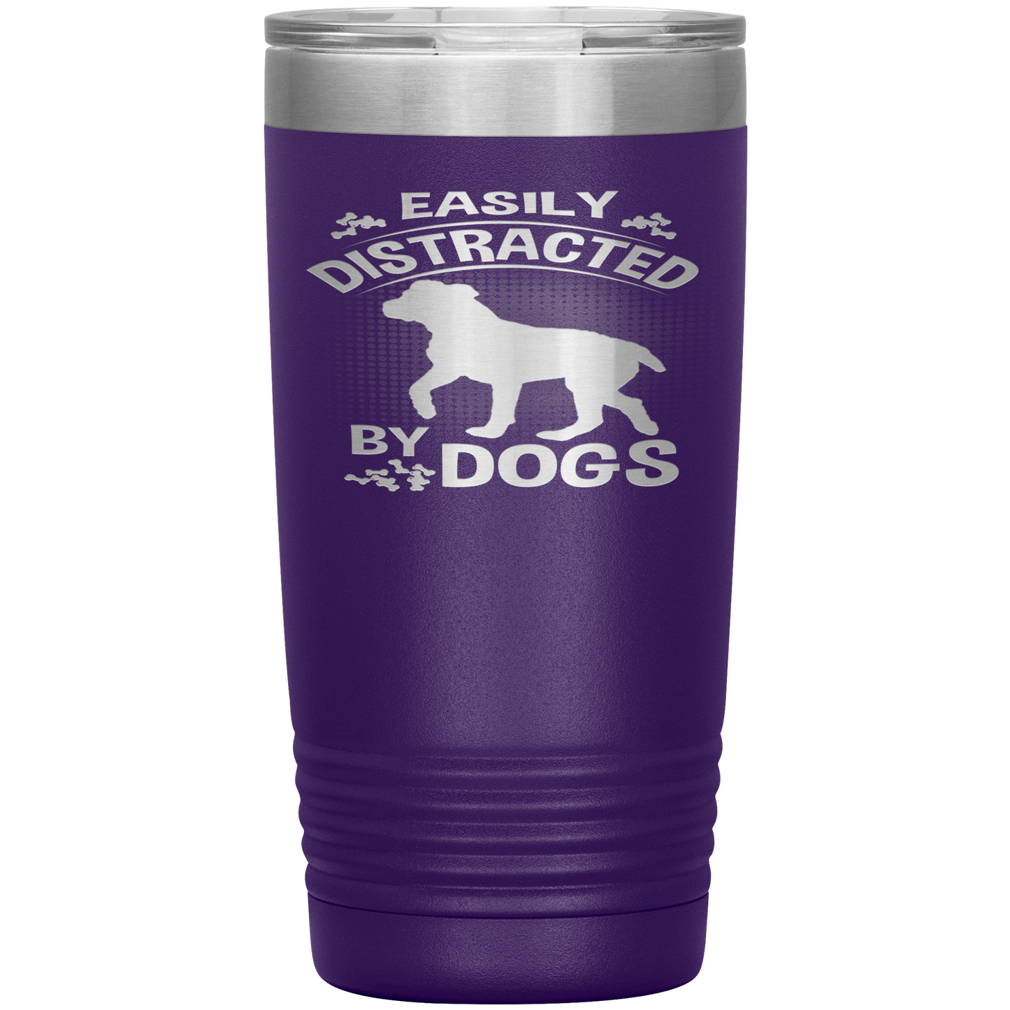 "Distracted by Dogs " Tumbler. Buy For Family & Friends. Save Shipping.