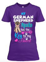 My (Custom Dog Name And Breed) Has The Key To My Heart