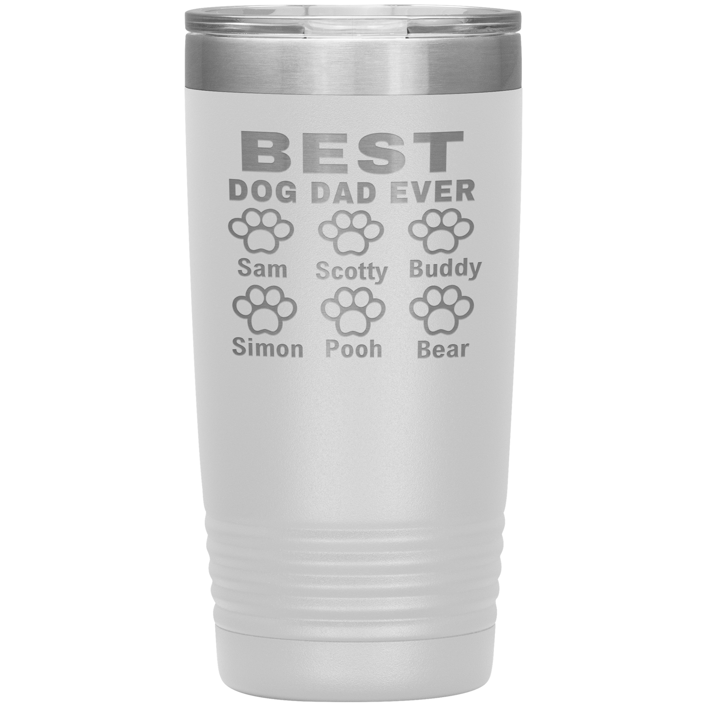 BEST DOG DAD EVER " Tumbler. Buy For Family & Friends