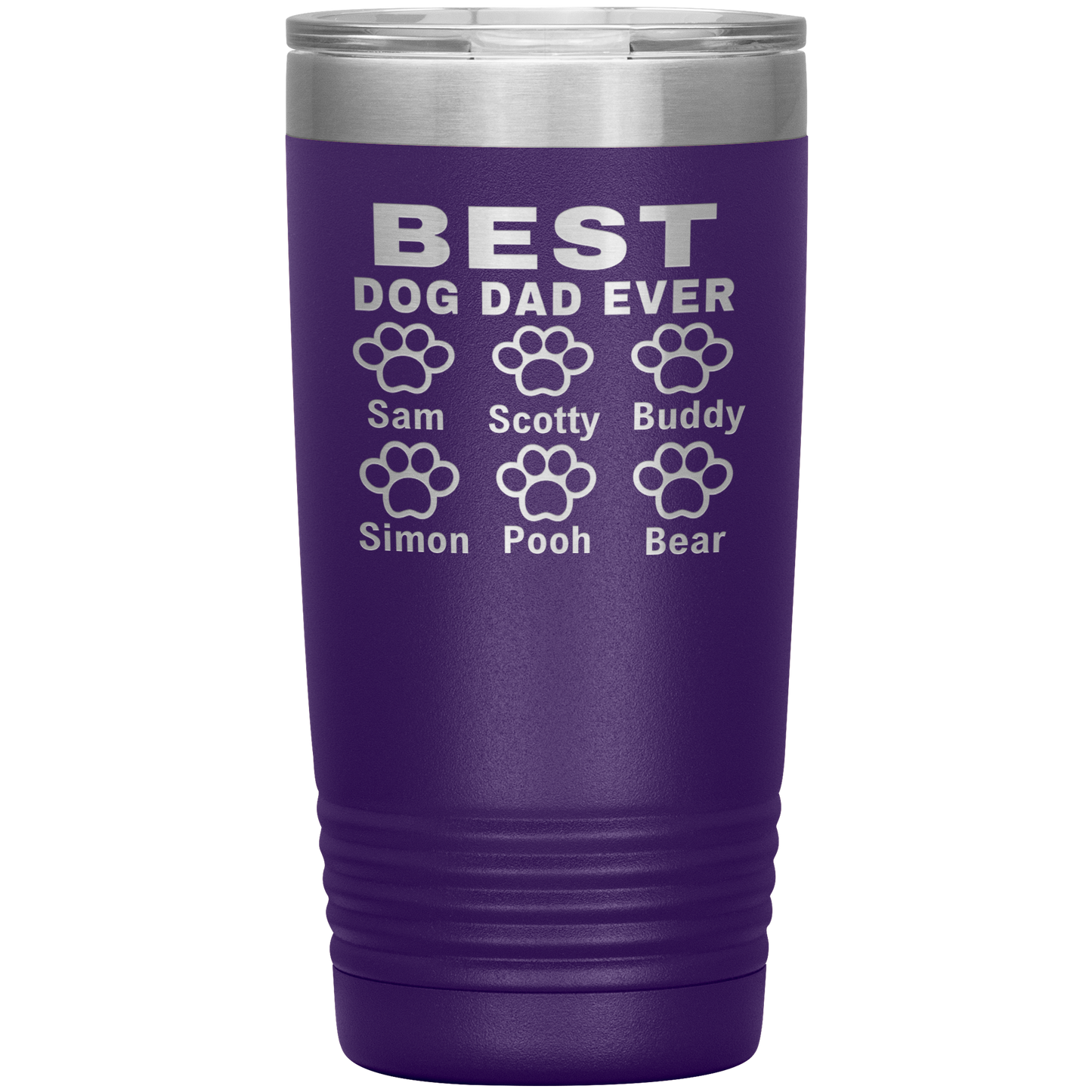 BEST DOG DAD EVER " Tumbler. Buy For Family & Friends