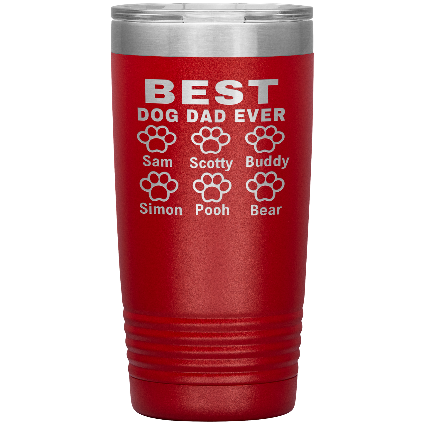 BEST DOG DAD EVER " Tumbler. Buy For Family & Friends