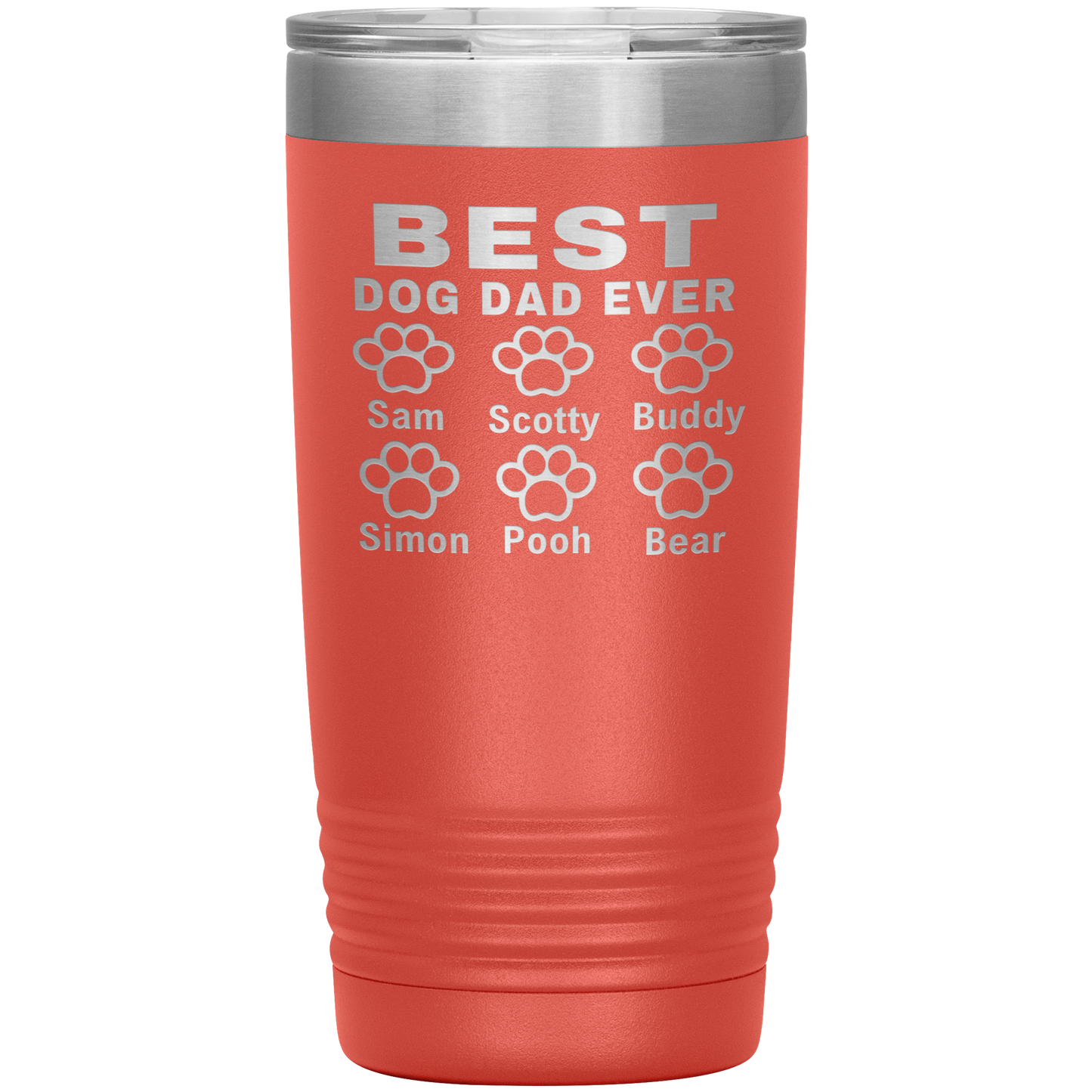 BEST DOG DAD EVER " Tumbler. Buy For Family & Friends