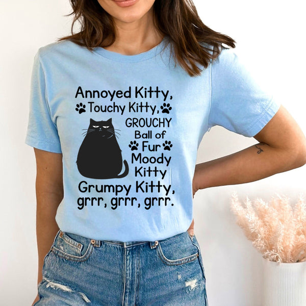 Annoyed Kitty - Bella Canvas