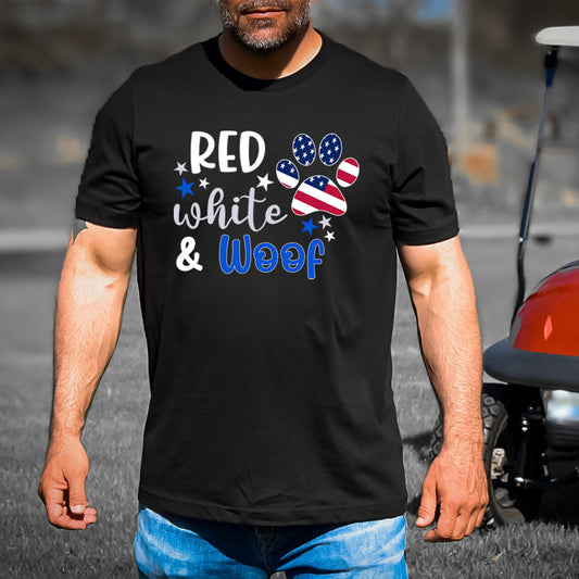 Red White & Woof - Unisex Tee