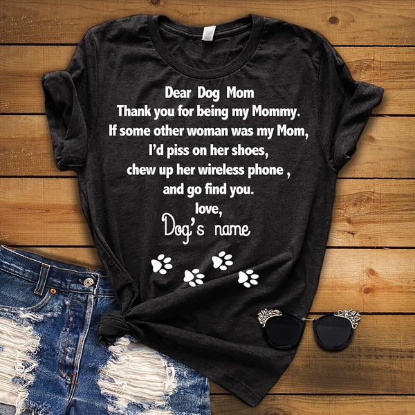 For Dog Mommy, Custom Shirt with Dog Name New Design (70% OFF Today ). For Dog Mom.