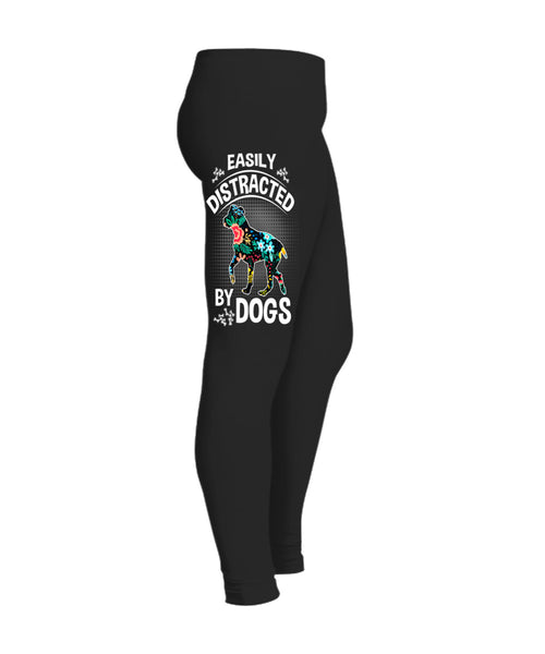 Easily Distracted By Dogs (Special legging 50% off today) Flash sale for Dogs Lovers