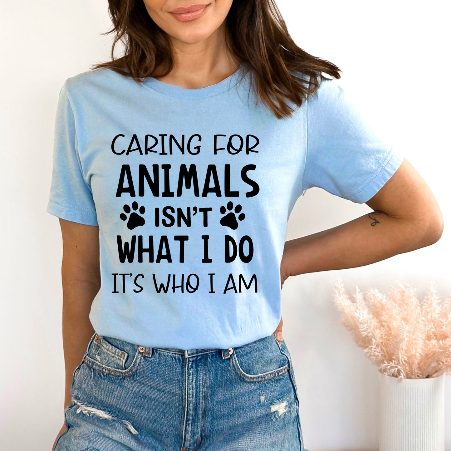 Caring For Animal  - Bella canvas