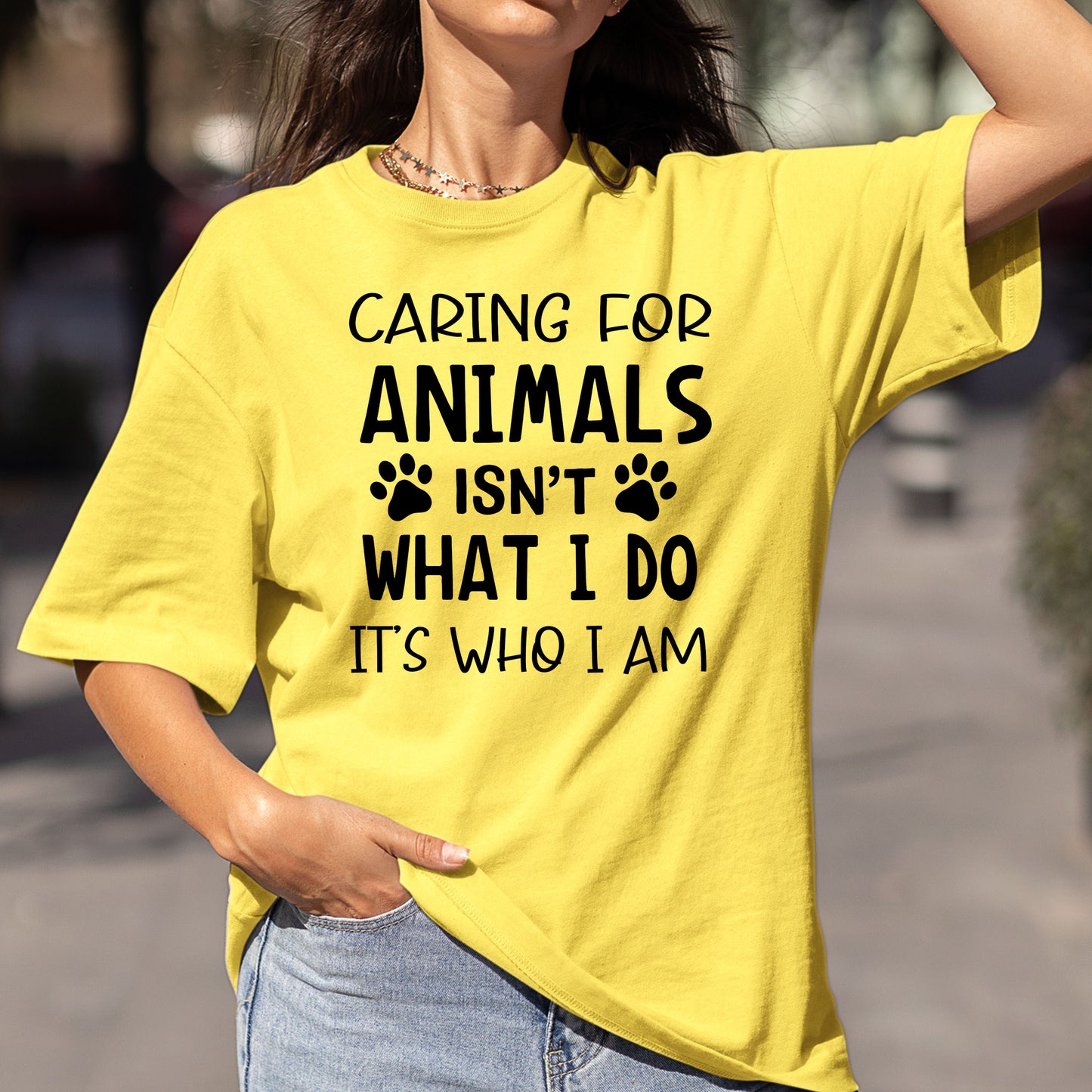 Caring For Animal  - Bella canvas