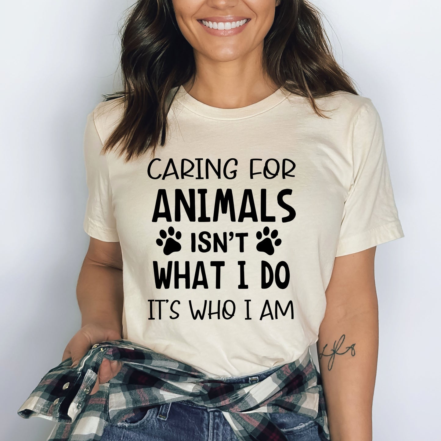 Caring For Animal  - Bella canvas