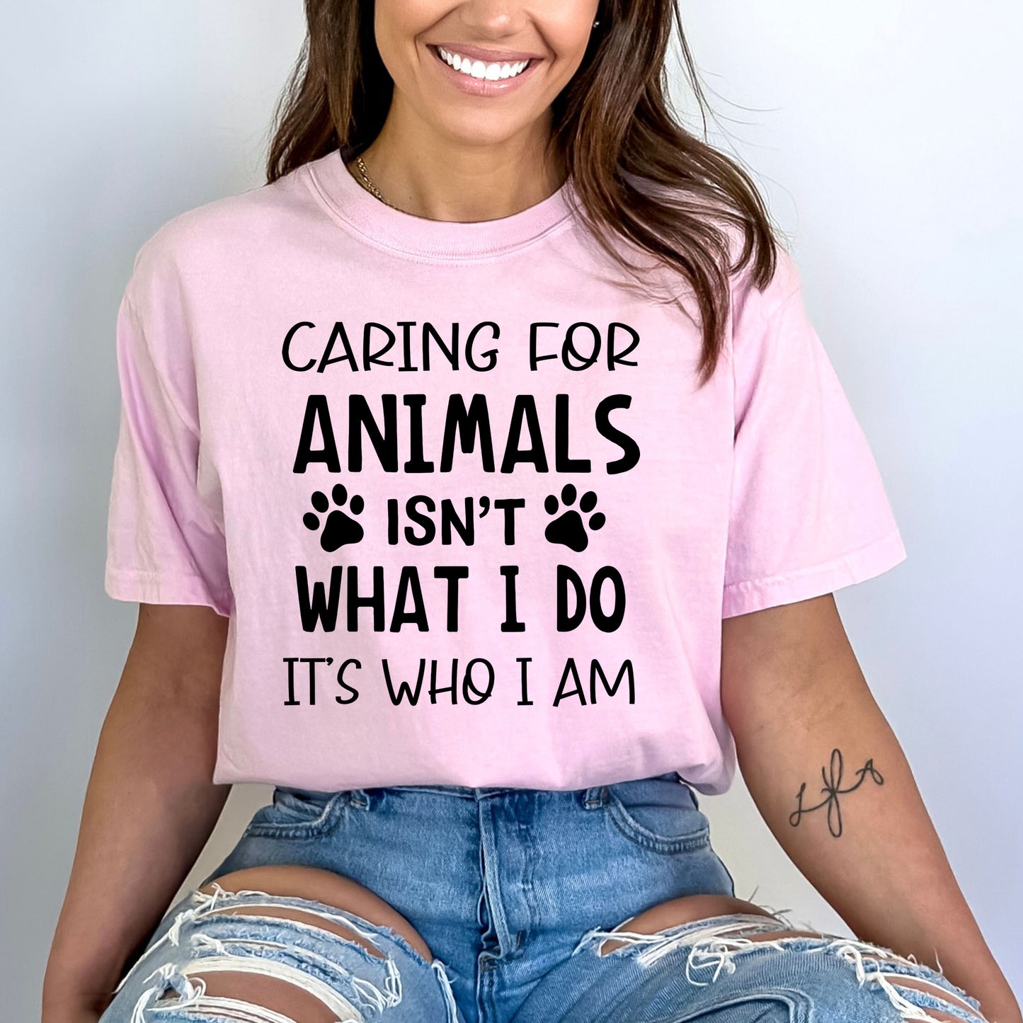 Caring For Animal  - Bella canvas
