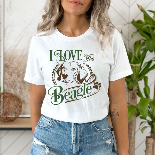 I Love My Beagle - Unisex Tee