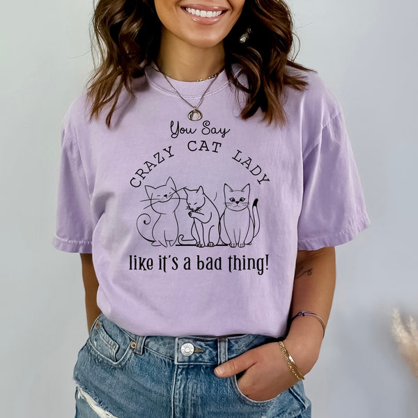 Crazy Cat Lady - Bella Canvas