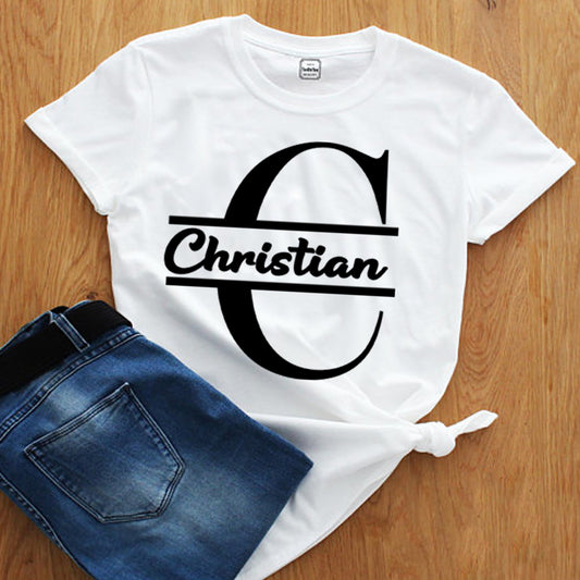 "Customize your T-Shirt with your Name"
