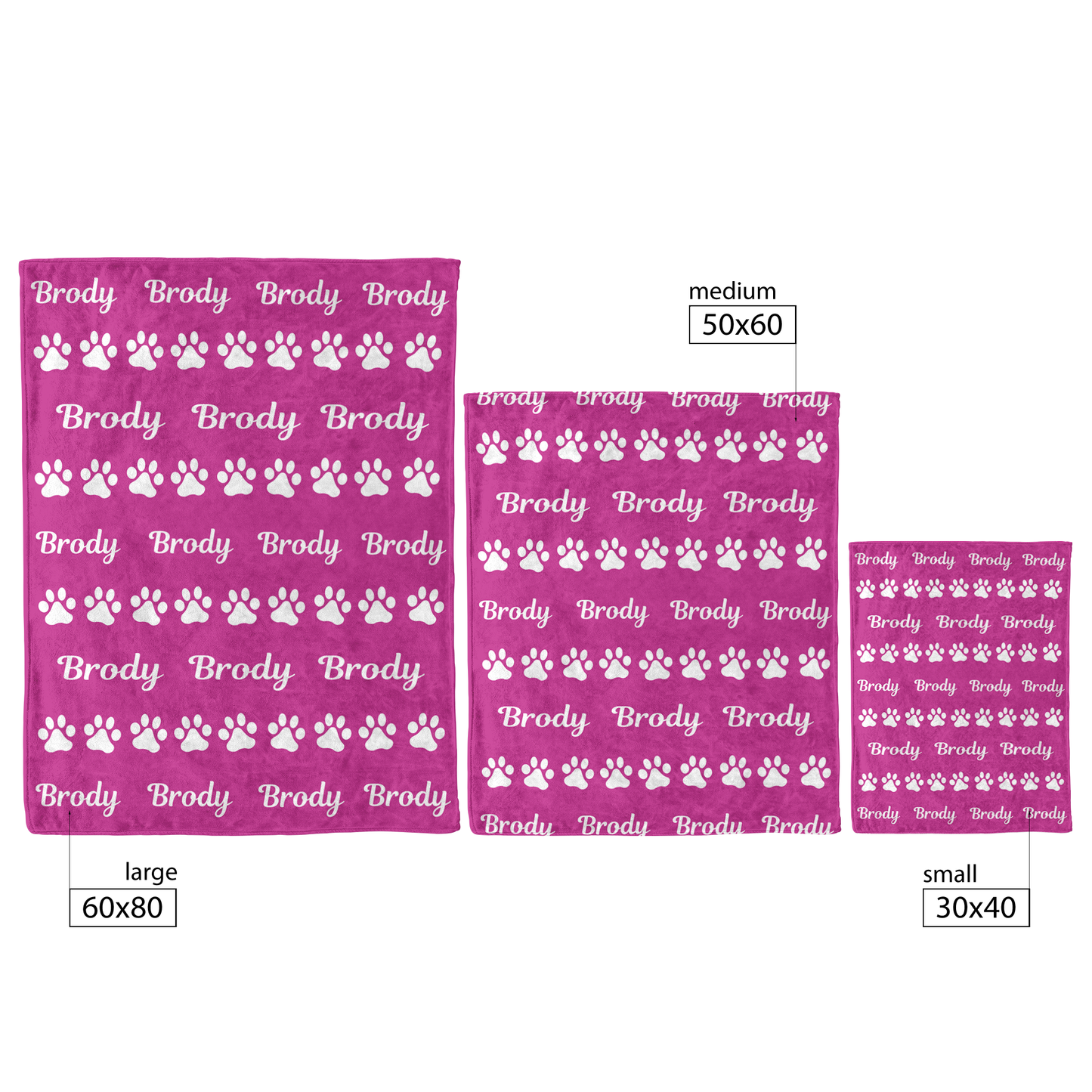 Pets Name Blanket (Personalized)